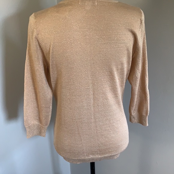 New York & Company cardigan metallic NWT $70 - Picture 5 of 9